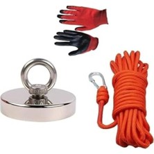 Dünya Magnet Magnet Fishing Halatlı Dyum Pot Mıknatıs Seti, 60MM Çapında Kancalı Mıknatıs Balıkçılığı