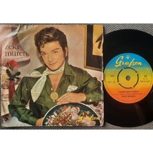 Zeki Müren –   Fakir Bir Şairim / Gözlerimden Yüzün Kulaklarından Sesin    (45 Lik Yerli Plak -Dönem Baskı)