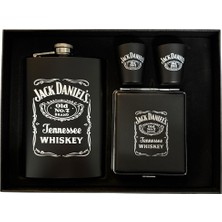 Netavantaj Jack Danıel's 4 Parça Siyah Matara Tabaka Seti