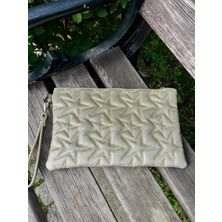 Butik Olea Trend Yıldız Desenli Clutch Çanta