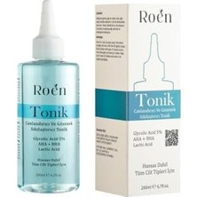 Skygo Roen Tonik, Gözenek Sıkılaştırıcı ve Canlandırıcı Cilt Toniği, Glikolik Asit%5 Aha Bha, 200 ml
