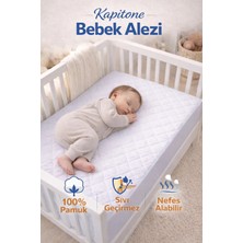 Koi Home Kapitone Bebek Alezi %100 Pamuk Sıvı Geçirmez Lastikli – Waterproof Baby Mattress Protector