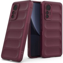 Mudanis Xiaomi Mi 12 Lite Kılıf Optimum Silikon - Bordo