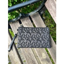 Butik Olea Trend Yıldız Desenli Clutch Çanta