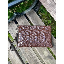 Butik Olea Trend Yıldız Desenli Clutch Çanta