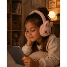 sbodurhome Peluş Bluetooth Kulaküstü Kulaklık Şarjlı Mikrofonlu Tf Kart Destekli