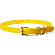 Biothane Köpek Tasması, Su Geçirmez, Kokusuz, Metal Toka ve D Yüzük, Özel Uyum Için Ayarlanabilir, Havalı ve Rahat, Küçük, Orta Veya Büyük Köpekler Için, 7,7 Cm, Sarı