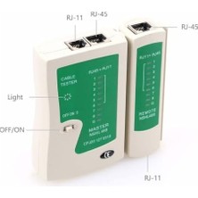 Tkz 2345 Network Tester RJ45 Cat Otomatik Veya Manuel Olarak Pin Sinyalleri Taranabilir Her Bir Tel Için LED Internet Kontrol Test Cihazı