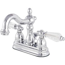 KB1601WLL Perakende Açılır Pencereli 4 "merkezli Lavabo Bataryası, 4-3/4" Emzikli Erişim, Krom