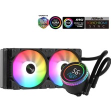 Game Power Skadi Round 240 Argb 240MM Sıvı Işlemci Soğutucu Am5 ve LGA1700 Uyumlu