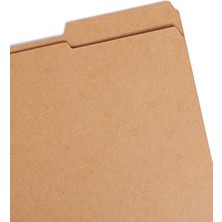 Dosya Klasörü, Güçlendirilmiş 2/5-Cut Tab Sağ Konum, Kılavuz Yüksekliği, Harf Boyutu,, Kutu Başına 100 (10786)