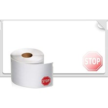 Dymo Lw Isim Rozet Etiketleri, Labelwriter Etiket Yazıcıları Için 12 Saatte Son Kullanma Bildirim Diskleri, Beyaz, 2-1/4" x 4", 1 Rulo 250 (30911)