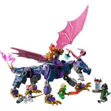 Skygo Usta Ejderha Rontu 71842-7 Yaş ve Üzeri Kız ve Erkek Çocuklar Için Mermi Atıcısı Olan Oyuncak Ejderha ve 4 Minifigür Içeren Yaratıcı Oyuncak Yapım Seti, Doğum Günü Hediyesi (381 Parça)