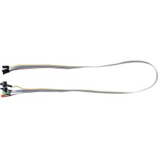 5064 Ana Kart Power Kablosu LED Işıklı Reset Açma Kapama Butonu Kablosu On Off Switch