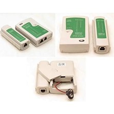 AL-4523 RJ45 Cat5 Network Kablo Tester Test Kontrol Bağlantı Cihazı Ledli
