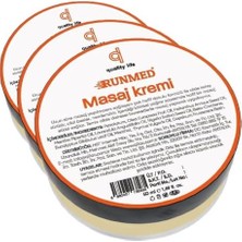 Runmed Yakan Masaj Kremi Balsam Eklem Kas Kıkırdak Bel Boyun Diz Kas Sporcu Bacak Bölgesi Jeli (3 Paketi)