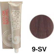 IColor Naturel Icolor Natural Tüp Boya 100Ml. 9-SV Gümüş Viyole