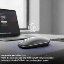 Inca IWM-531RA Bluetooth & Rechargeable Special Metallic Silent Mouse