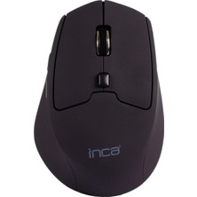 Inca-Inca IWM-237R 600-1600DPI 4 Level Silent Mouse(Sessiz) Ergonomik Dizayn, Dokunuş Hissi 800 1600 Dpı Optik Çözünürlük 2.4ghz Nano Alıcı, Mouse Içine Yerleştirilebilir