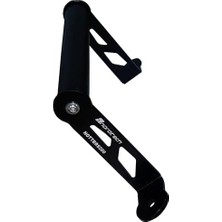 Noratech Moto Telefon Tutucu Standı ve Gps Navigasyon Braketi, Bajaj Rs 200 Için Uyumlu, Siyah Metal, Vida Montajı, Evrensel Telefon Uyumluluğu