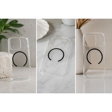 Heartz Apple IPHONE 17 Pro Sert Şeffaf Magsafe Özellikli Kılıf