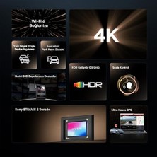 A329S 4K 60FPS Wi-Fi 6 Hdr Starvıs 2 Sensör Gps'li SSD Destekli Araç Kamerası
