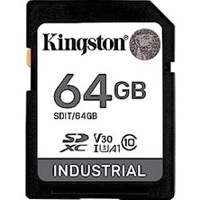 Skygo Endüstriyel Sd Kart, 100MB/S&APOS;YE Kadar, Yüksek Dayanıklılık, Uhs-I U3 V30 A1, (SDIT/64GB)