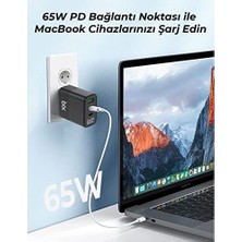 Skygo Bix BX65GD Gan 65W Pd LED Göstergeli 2*type-C & 1*usb-A Girişli Gelişmiş Şarj Teknolojisine Sahip Şarj Adaptörü