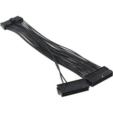 Güç Kaynağı Çoklayıcı 24 Pin Atx Dual Psu Çoklayıcı Adaptör Anakart Mining Kablosu 5145