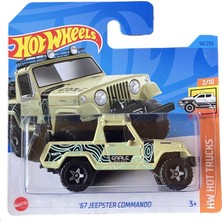 - ´67 Jeepster Commando - Hw Hot Trucks 2/10 - HKJ02 - Short Card - Pickup - Earle Motors - Mattel 2023-1:64