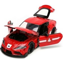 Jada, 253255053, Robotech, Die-Cast (Metal), Supra, Serbest Tekerlek, Açılabilen Parçalar (Kapı, Kaput ve Gövde), Miriya Sterling Figürü, 1:24, 20 cm