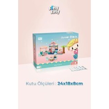 Loz Junior Serisi Cafe Içecek Dükkanı 60 Parça Dekoratif Oyuncak Yapım Seti Yapı Blok FFLZ-6001
