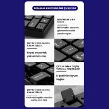 Sessiz Yumuşak Tuşlu Ofis Bilgisayar Laptop Kablolu Klavye ve Mouse Seti 104 Tuşlu Q Klavye