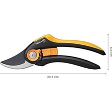 Skygo Bahçe Makası Plus, Smartfit, P541, Taze Dallar ve Çalılar Için, Yapışmaz Kaplama, Paslanmaz Çelik Bıçaklar, Uzunluk: 20,1 Cm, Siyah/turuncu, 1057169