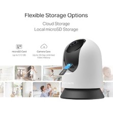 MC200 | 1080P Güvenlik Wi-Fi Kamerası | 360° Görüş | Gece Görüşü | Akıllı Hareket & Kişi Algılama | Çift Yönlü Ses | Microsd & Bulut Depolama | Smartthings, Alexa, Assistant Uyumlu