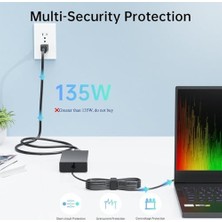 Acer Nitro 5 Oyun Dizüstü Bilgisayarları Için 135W Şarj Cihazı, Acer ADP-135KB T Güç Adaptörü Için Dongerdı