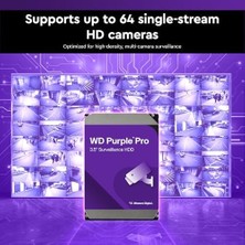 Digital 10 Tb Wd Purple Pro, Akıllı Video Sabit Sürücüsü Allframe