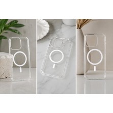 Heartz Apple IPHONE 16 Pro Max Sert Şeffaf Magsafe Özellikli Kılıf