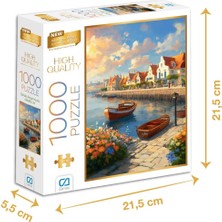 Gölde Akşamüstü 1000 Parça 2,2mm Kalınlık 48X68CM Profesyonel Hobi Puzzle Yapboz Serisi