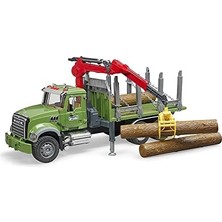 02824 – Granit Holztransport-Kamyon Ladekran, Tutucu ve 3 Ağaç