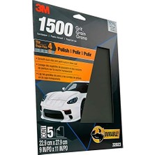 Skygo 3m Wetordry Zımpara Kağıdı, 32023, 1500 Grit, 9 "x 11", Paket Başına 5 Yaprak