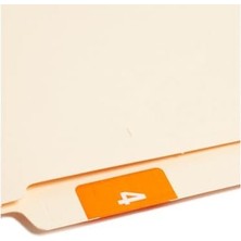 Dcc Renk Coded Numeric Etiket Turuncu – Number 4 250STUECK – Kendinden Yapışkan Etiket (38,1 Mm, 38,1 Mm, 250 Adet (S))