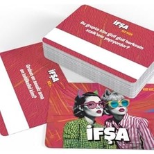 Zigzag Games Ifşa Kız Kıza, 64 Kartlı Arkadaş Grubu Oyunu, Kalem Hediyeli, 12+ Yaş