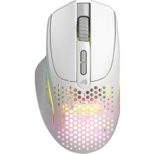Model I 2 Rgb Kablosuz Bamf Sensörlü 26000 Dpı 75 Gram Gaming Mouse Mat Beyaz