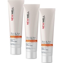 Rice & Sea Clay Mask Pirinç ve Deniz Özlü Kil Maskesi 100 Ml, T1214 (3 Paketi)