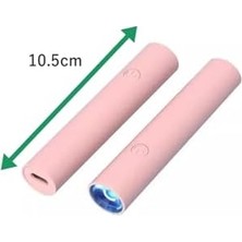 Uv Kalıcı Oje Jel Tırnak Kurutucu Epoksi Kurutucu Fototerapi Makinesi USB Kablolu Slim Kasa Pembe