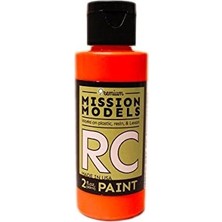 Models Otomobil MMRC-045 Su Bazlı Rc Boya 2 Oz Şişe, Floresan Yarış Turuncu