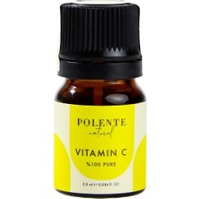 Polente Natural -%100 Pure Vitamin C- Leke KARŞITI%100 Saf C Vitamini (2,5 Ml)