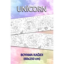 Jumbo Unicorn Dev Boyama Kağıdı 60CM x 250CM