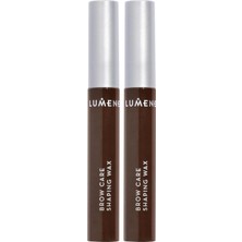 Lumene Brow Care Shaping Wax Kaş Şekillendirici ve Sabitleyici Wax Dark Brown (2 Paketi)
